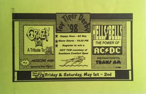 Trans Am, Don Caballero, Operation Re-Information 1998 Louisville Toy Tiger Handbill