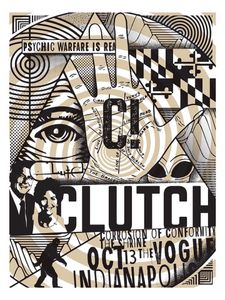Clutch Indianapolis, IN 2015 (Rejected Edition)