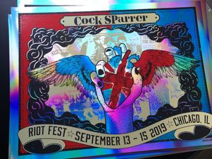 Cock Sparrer Chicago 2019 (Foil Edition)