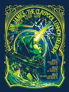 Jim James and The Claypool Lennon Delirium Anaheim / Los Angeles / Paso Robles 2019