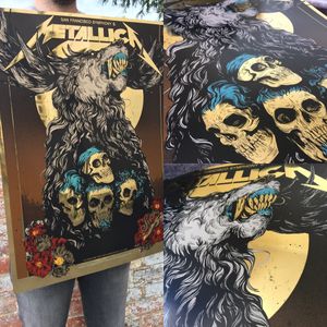 Metallica San Francisco S&M² 2019 (Night 2) (AP Gold Foil Variant)