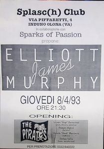 Elliott Murphy At The Splasc(h) Club, Induno Olona, 1993