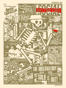 Social Distortion Santa Ana 2015 (Brown edition)