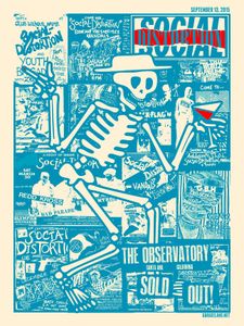 Social Distortion Santa Ana 2015 (Blue edition)