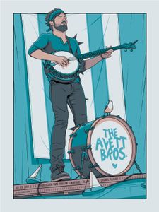 Avett Brothers Chicago 2019 (Sno Cone Edition)