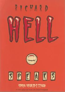 Richard Hell Speaks - Groningen, 1989