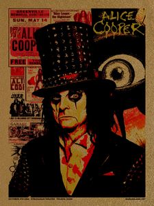 Alice Cooper Toledo 2016 (Metallic Gold edition)