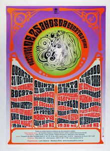 Festival de 25 anos da Baratos Afins with Marcelo Nova, Golpe de Estado, Serguei, Patrulha do Espaço and others in São Paulo 2003