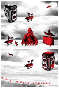 The White Stripes - Third Man Records Vault #33 Inserts 2017 (Uncut White Sheet)
