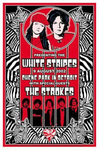 White Stripes Detroit 2002 (Screenprinted edition)