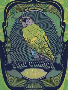 Eric Church San Francisco 2019 (Chief Merch Store Foil Edition)