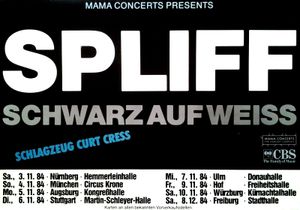 Spliff - Schwarz Auf Weiss, 1984