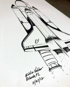 Eddie Vedder Orlando 2012 (Original Inking)