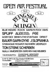 Open Air Festival Pfingsten 82 - Sulingen, Germany