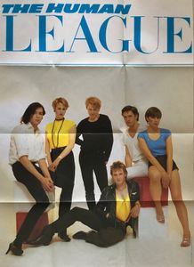 The Human League - Don't You Want Me Free Poster, 1981