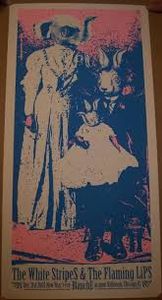 White Stripes / Flaming Lips Chicago 2003 (Pink/Blue Handbill edition)