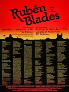 Rubén Blades y Son de Solar San Francisco 1985