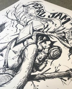 Pearl Jam Ottawa 2016 (Original Inking)