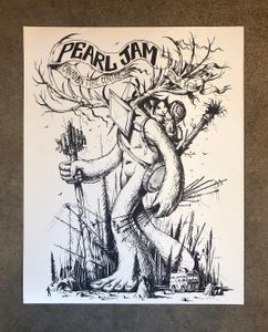 Pearl Jam Ottawa 2016 (Original Inking)