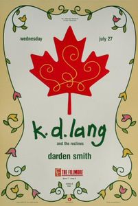 k.d. lang San Francisco 1988