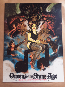 Queens of the Stone Age Madison 2018 (AP Gold Foil Variant)
