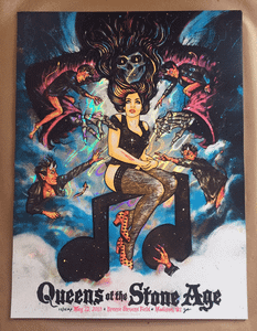 Queens of the Stone Age Madison 2018 (AP Lava Foil Variant)