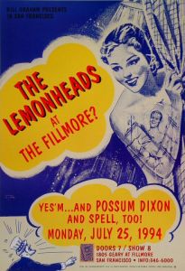 The Lemonheads San Francisco 1994