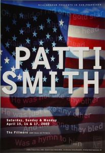 Patti Smith San Francisco 2000