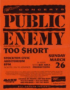 Public Enemy Stockton 1989