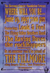 Electronic Frontier Foundation Benefit San Francisco 1997