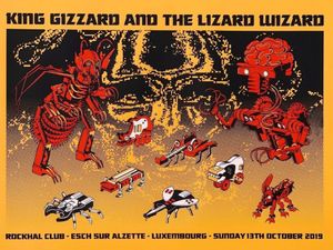 King Gizzard & The Lizard Wizard - Rockhal Club, Esch Sur Alzette, Luxembourg, Sunday 13th October 2019