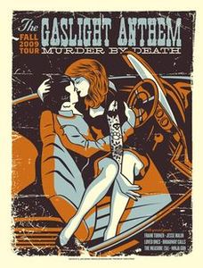 Gaslight Anthem - Fall Tour 2009 (Blue & Orange)