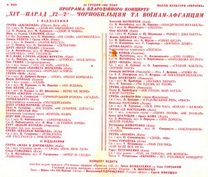 Хіт-Парад "12-2" - Чорнобильцям та Воїнам Афганцям