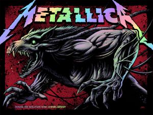 Metallica Hamburg 2018 (AP Rainbow Foil Variant)