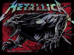 Metallica Hamburg 2018 (AP Rapture Foil Variant)