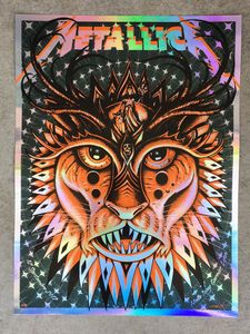 Metallica Lyon 2017 (AP Rainbow Foil Variant)