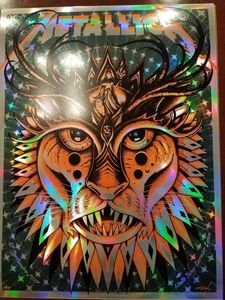 Metallica Lyon 2017 (AP Rainbow Foil Variant)