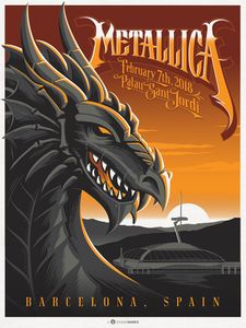 Metallica Barcelona 2018 (Artist Proof)