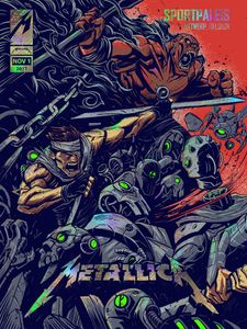 Metallica Antwerp 2017 (Night 1) (AP Thatched Foil Variant)
