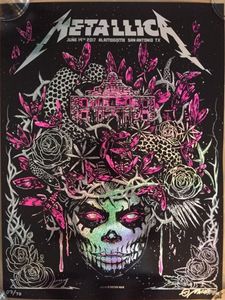 Metallica San Antonio 2017 (AP Speckle Foil Variant)