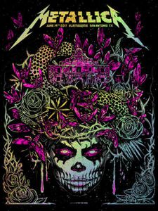 Metallica San Antonio 2017 (AP Speckle Foil Variant)