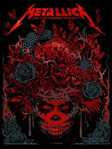 Metallica San Antonio 2017 (AP Red Foil Variant)