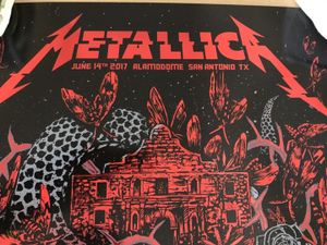 Metallica San Antonio 2017 (AP Red Foil Variant)