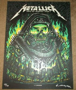 Metallica Chicago 2017 (AP Glow In the Dark Variant)