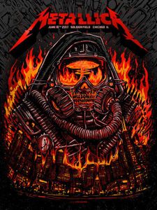 Metallica Chicago 2017 (AP Red Foil Variant)