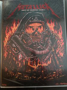 Metallica Chicago 2017 (AP Red Foil Variant)