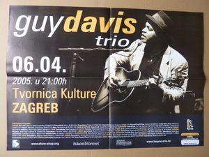 Guy Davis Trio - Zagreb, 2005