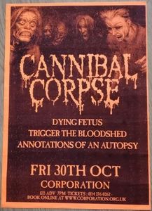 Cannibal Corpse Sheffield 2009
