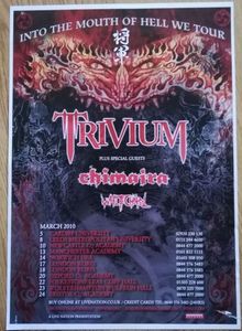 Trivium UK Tour 2010
