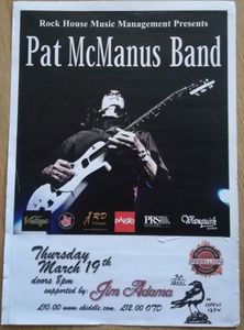 Pat McManus Band Manchester 2015